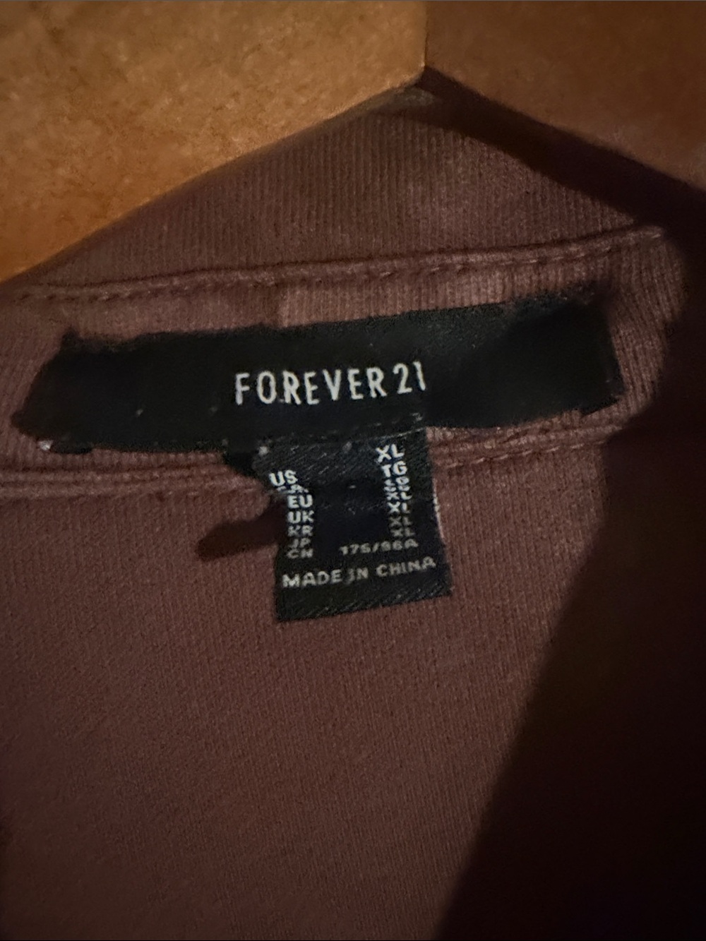 Brown Button-Up Fleece Jacket - Picture 2 of 3